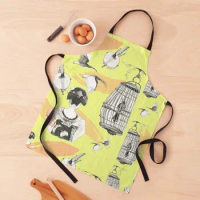 Japan Yellow Apron For Men for women with pocket Kitchen Novel Kitchen Accessories Apron