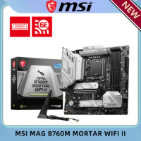 MSI MAG B760M MORTAR WIFI II DDR5 MATX PC WIFI6E LGA 1700 Intel B760 PCIE5.0 Motherboard Gaming