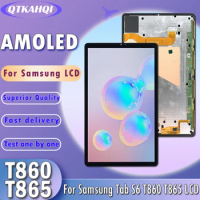 10.5" Tested For Samsung Display Tab S6 T860 T865 2019 LCD Touch Screen Digitizer Assembly Panel T860 T865