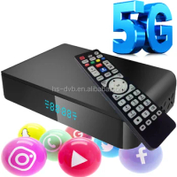 New 8K UHD android tv box 4k channels by wifi 2.4G 5G Dual frequency iptv set top box