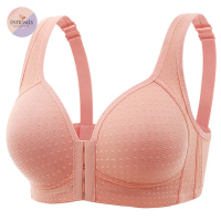 Bra Busui Big Size BH Wanita Tanpa Kawat Full Coverage Kancing Depan Tali Lebar