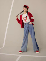 OBSTYLE KITTY 運動會．純棉棒球印花短TEE《IK0030》