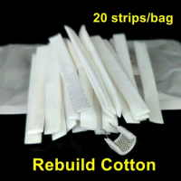 20 Strips/Pack Rebuild DIY Cotton Mesh Cotton For PnP Coil TPP Caliburn G Boost RPM GT IJust Repair Tools