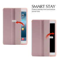 For ipad 4 Ipad 2 Case 9.7 Leather Soft TPU fold Smart Cover for iPad 2/3/4 tablet Case Shockproof Protective A1459/A1460