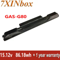 7XINbox 15.12V 5700mAh 86.18wh Original GAS-G80 961T2009F Laptop Battery For Gigabyte AORUS/X9 GTX1070 Laptop Game