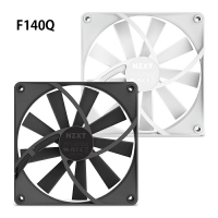 【享最高折300】NZXT 恩傑 F140Q 靜音風扇 14cm 黑色/白色