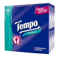 【躍獅線上】Tempo 抗菌倍護4層迷你紙手帕 7抽*18包/袋 #促銷