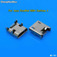 ChengHaoRan 2pcs Micro USB Jack Connector Charging Socket Port for Asus FonePad K004 Zenfone 4 USB 5pin Charging connector