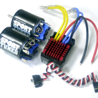2pcs motors with WP860 ESC Elekro Motor with HOBBYWING ESC for AXIAL/TAMIYA/KYOSHO/HPI