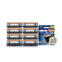 【Gillette 吉列】Proglide無感系列刮鬍刀頭-8刀頭 (旋轉刀頭科技/360度零死角刮淨)