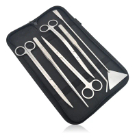 Hot NMYB RCX 510 Aquarium Cleaning Tool Set – Wave Scissors, Tweezers, Aquatic Plant Trimming Shears