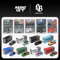 MINIGT LBWK 1:64 แลมโบร์กินี LB Silhouette MURCIELAGO Countach Abarth 595 ER34 S15 AZ1 RX7 โมเดลรถจำ