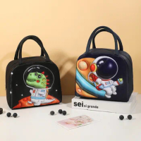 Kids Lunch Bag for School Portable Thermal Bag Children Cartoon Insulated Lunch Bag Cooler Bento Pouch Dinner Container Handbags