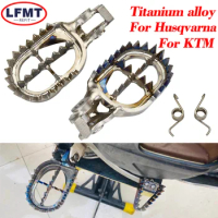 Motorcycle Titanium Alloy Footpeg Foot Pegs Pedals Rests For KTM SX SXF EXC EXCF XCF XCW XCFW 125 150 250 300 350 400 450