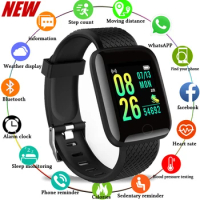 New Smart Watches Men &amp; Women 116 Plus Heart Rate Watch Smart Wristband Sports Watches Smart Band Waterproof Smartwatch Android