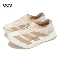 adidas 競速跑鞋 Adizero Adios Pro 4 W 女鞋 棕 白 輕量 緩衝 馬牌大底 愛迪達 JR6359