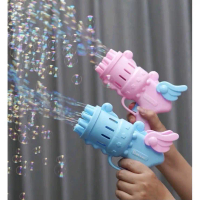 Mainan Bubble Angel Gatling/Bubble Gun Gatling Sayap/Mainan Bubble Mainan Anak Anak Toys