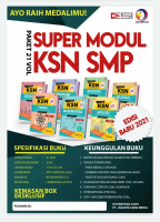 Buku Super Modul KSN SMP Edisi 2021 sangat direkomendasikan
