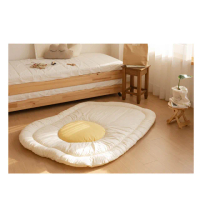 【vivienda】荷包蛋床墊 嬰兒床墊 純棉透氣100x150公分(抗敏防菌)