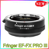 Fringer EF-FX PRO III lens adapter EF-FX II for Canon EF Lens to Fujifilm Auto Focus Adapter Compatible Fujifilm X-H X-T X-PRO
