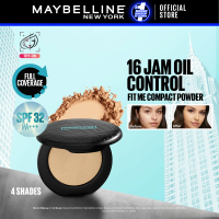 MAYBELLINE Fit Me Matte + Poreless 16 Jam Oil Control Compact Powder Make Up Bedak Padat bebas minya