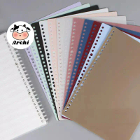 Bìa còng, bìa lá rời B5 A5 Bìa Nhựa đã đục lỗ làm sổ caro bullet journal
