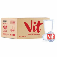 VIT Air Mineral Cup 200ml x 48 cup (1 box) / VIT Gelas Per Dus