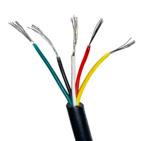 PVC Sheathed Wire 2 core 3 core 4 core Tinned Cord 22 24AWG 26AWG 28AWG Multi-core Insulated Flame Retardant Power Cable