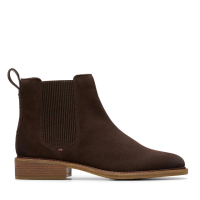 【Clarks】女靴 Cologne Arlo2百搭實穿後提帶設計切爾西靴 短靴 短筒靴(CLF78749B)