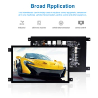 Unew 10.1 inch Portable Monitor Touchscreen 1024*600 Open Android Multifunction for Headrest TV Car Raspberry Pi Laptop PC