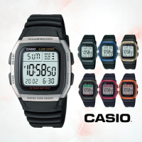 CASIO卡西歐 兩地時間經典電子錶(W-96H)