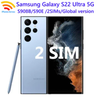 Samsung Galaxy S22 Ultra 5G S908E/DS S908B/DS Dual Sim RAM 8/12GB 128/256/512GB ROM 6.8" AMOLED NFC SPen Unlocked Cell Phone