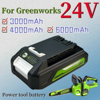 For Greenworks 24V 3000/4000/6000mAh Rechargeable Li-ion Battery Power Tool Screwdriver Lawn mower Battery replace