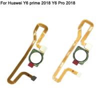 Original for Huawei Y6 prime 2018 Y6 Pro 2018 Fingerprint Sensor Scanner Lock Touch Button Return Flex Cable Module Board