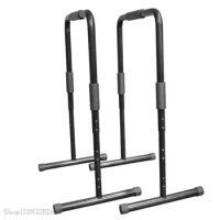 3 Level Adjustable Dip Stand, Multi-Functional Body Press Parallel Bars Fitness Equipment