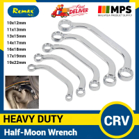 REMAX 10-22mm Spanar Separuh Bulan Half Moon Offset Wrench / 12 point offset wrench / double end spa
