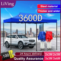 [COD] Living Pace  เต้นท์ขายของ ผ้าเต้น ร่ม4ขา เต็นท์ เต้นท์ขนาดใหญ่ เต้นท์พับได้ กันยูวี เต้นท์จอดร