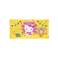 【Just Gold 鎮金店】Hello Kitty 環遊世界 金條10g(巴西)