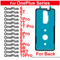 For OnePlus 6 6T 7 7T 8 8T 9 10 Pro 9R 9RT Nord Rear Door Housing Back Cover Adhesive 1+8Pro Sticker Tape Glue