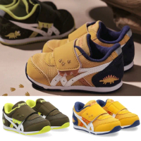 【asics 亞瑟士】IDAHO BABY KT-ES D 2 男女 小童鞋 兒童 學步鞋 童鞋(1144A392-300-750 綠 橘 恐龍)