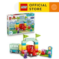 LEGO DUPLO Peppa Pig 10466 Train Ride with Grandpa Pig (35 Pieces), Mainan Anak Perempuan, Mainan An