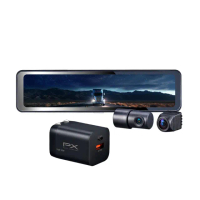 【PX 大通】HR15 PRO 2K GPS-WIFI 頂級行車紀錄器電子後視鏡＋128G記憶卡(行車記錄器)