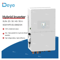 Deye Off Grid Inverter Hybrid Solar On grid Inverters 25Kw 3 Phase 10Mw 40Kw 50kw Converters Sun 60Hz 50hz