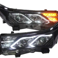 For Toyota Corolla Altis LED Headlight Strip Front Lamp 2014 To 2015 Year For Benz Style