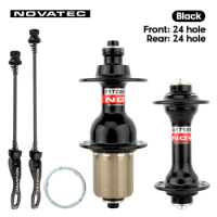 Novatec Wheel Hub for Road Bicycle 11v Speeds Road Bike Freehub Cassette Rim Hubs 24/ 24 Hole Cubo Novatec with Quick Release