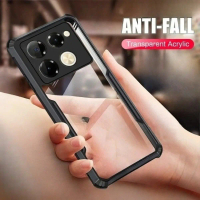 เคสกันกระแทกแบบบั้มเปอร์ใส สำหรับ Infinix Hot 50 / 60 Pro Plus / 50i / 60i / 40i / 40 Pro / Smart 20