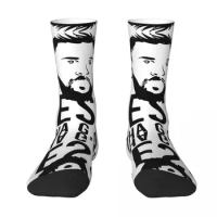 CELEBRATION Lionel And Andrﾩs And Messi And Argentina No.10 GOAT Caricature 61 Novelty Blanket roll Funny Joke Elastic Socks
