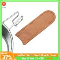 Leather Sierra Bowls Handle Cover Practical Sierra Cup Scaldproof Holder Sleeve Sierra Bowls Handle Sleeve Outdoor Accessories