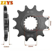 520 12T Tooth Front Sprocket Gear Staring Wheel Cam For KTM 250 SX-F Troy Lee Designs 2021 XC250 XC 250 07-14 2023 Freeride 250