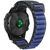 Hemsut Nylon Loop Strap Wristband For Garmin Fenix 7X 7 6X 6Pro 5X 5 3HR Forerunner 935 945 Smart Watch Quickfit Band